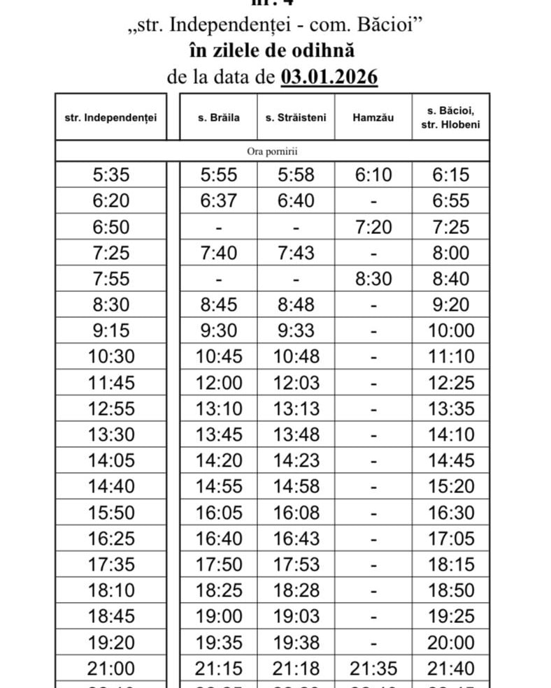 4 Вниманию пассажиров! Изменения в расписании движения транспорта